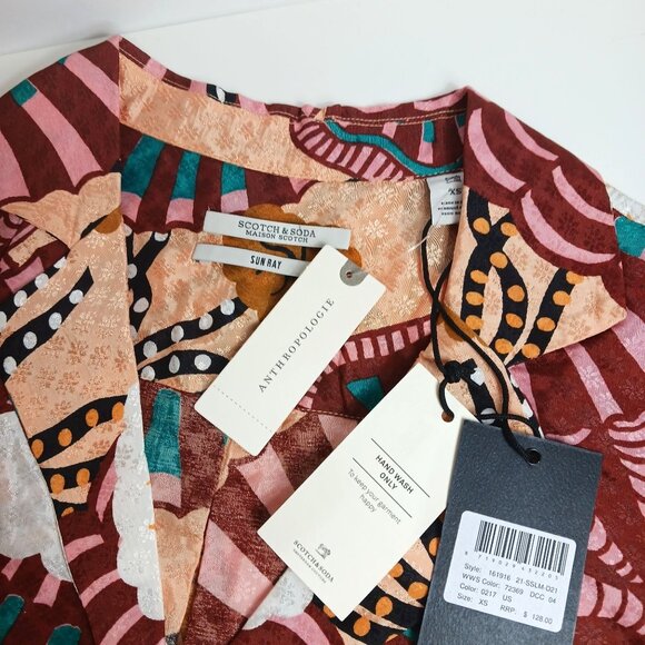 Anthropologie Scotch & Soda Jacquard Surf Buttondown - Picture 7 of 10